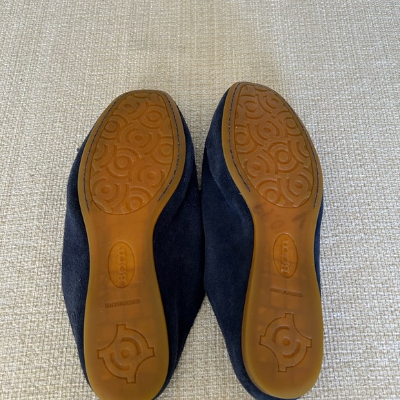 Born Bianca Mule Blue Suede with Ties - Picture 8 of 10
